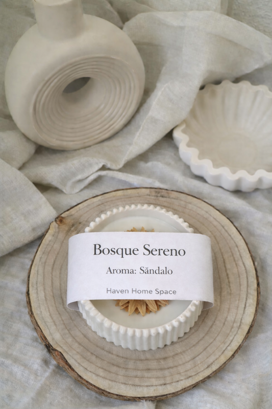 Bosque Sereno- Vela aromática de sándalo